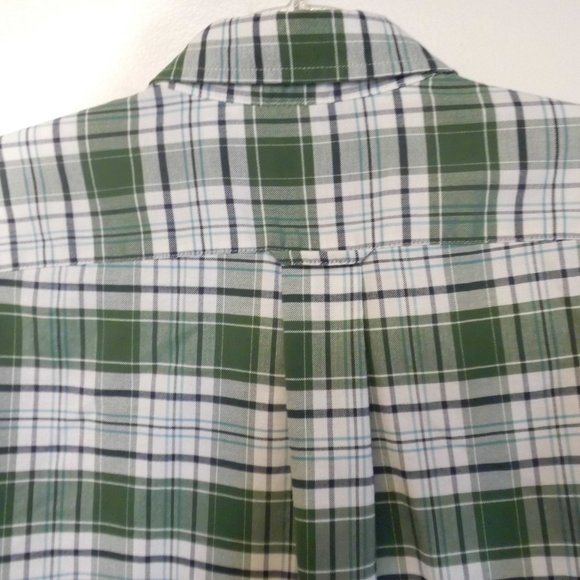 Towncraft Casual Button-Down Top Check Office Travel Men's Size L - Picture 6 of 9